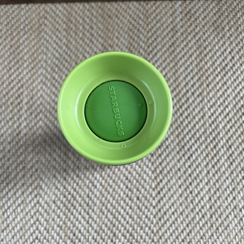 Starbucks 2009 Kids Green Recycled Travel Cup Tumbler Save the Planet 8 oz Lid